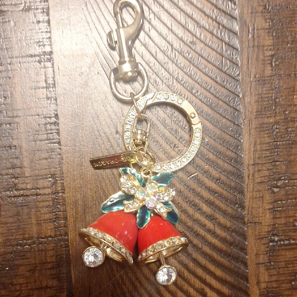 Crystal Bell Cute Rhinestone Bag Charm - Picture 3 of 7